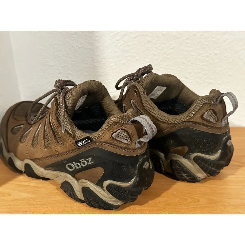 Oboz Women's Sawtooth II Low Waterproof Hiking Shoes - Walnut US 10 EUC